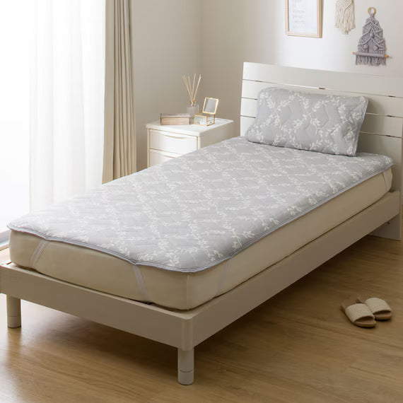 REVERSIBLE PADDED SHEET TOPPER N COOL WSP S2514 LEAF Q