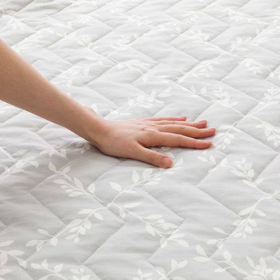 REVERSIBLE PADDED SHEET TOPPER N COOL WSP S2514 LEAF K