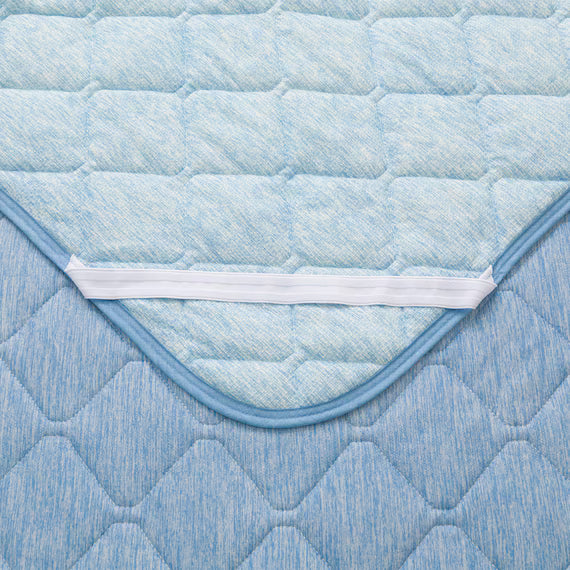 REVERSIBLE PADDED SHEET TOPPER N COOL SP Q BL S2502