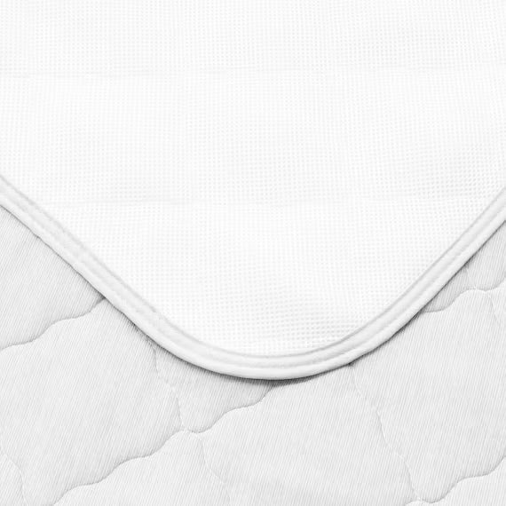 REVERSIBLE PADDED SHEET TOPPER N COOL SP Q WH S2502