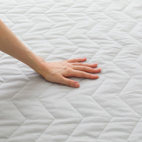 REVERSIBLE PADDED SHEET TOPPER N COOL WSP K GY S2503