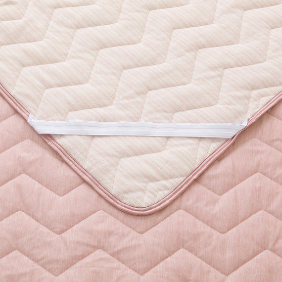 REVERSIBLE PADDED SHEET TOPPER N COOL WSP Q RO S2503