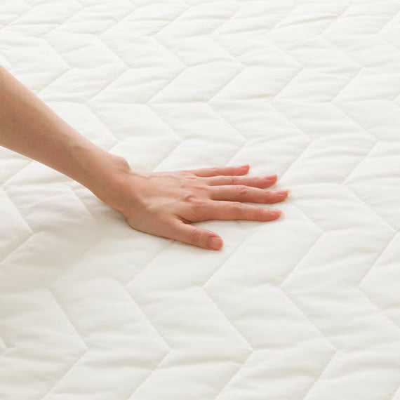 REVERSIBLE PADDED SHEET TOPPER N COOL WSP S WH S2503