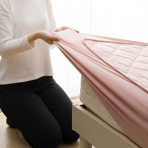 REVERSIBLE FITTED SHEET TOPPER N COOL SP Q RO S2502