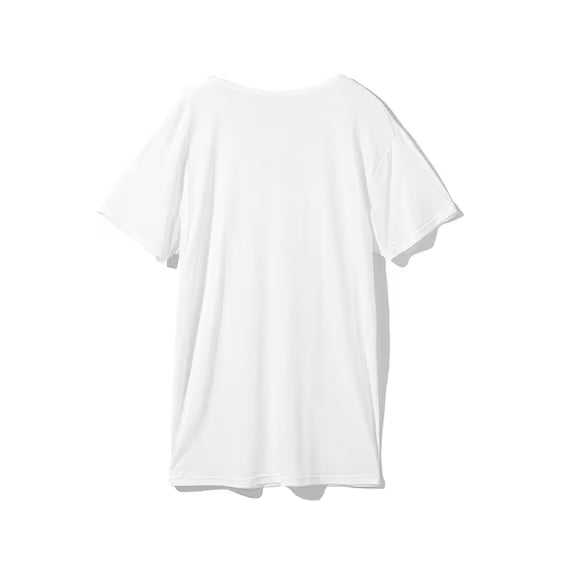 MENS COOL VNECK TSHIRTNE MESH WH M
