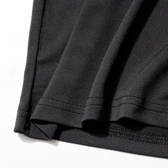 MENS COOL VNECK TSHIRTNE MESH BK M