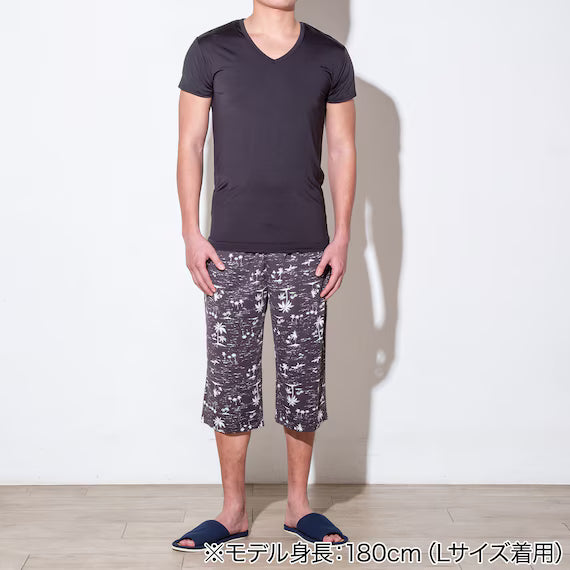 MENS SUPER COOL VNECK TSHIRTNE BK M