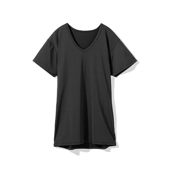 MENS SUPER COOL VNECK TSHIRTNE BK L