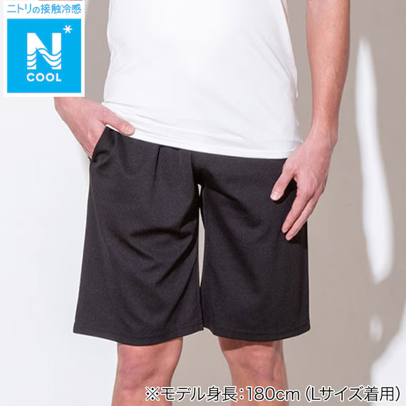 MENS COOL KNEE LENGTH ROOM PANTSNE MESH BK M