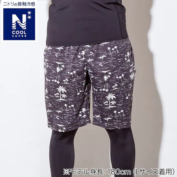 MENS SUPER COOL KNEE LENGTH ROOM PANTS NEP BK LL