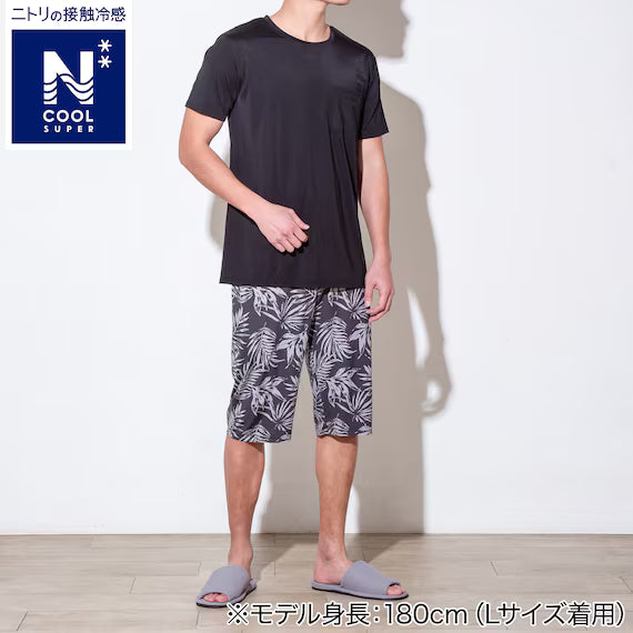 MENS SUPER COOL ROOMWEAR SETNEL BK M