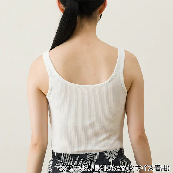 WOMENS SUPER COOL RIBBED TANK TOP WITH BUILTIN BRAEWH LL