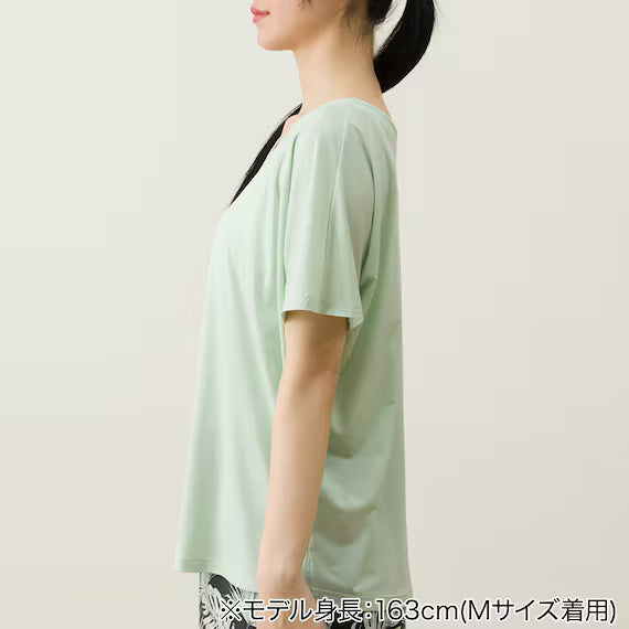 WOMENS SUPER COOL DOLMAN SLEEVE TSHIRTNEGR LL