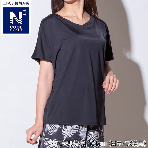 WOMENS SUPER COOL DOLMAN SLEEVE TSHIRTNEGR M