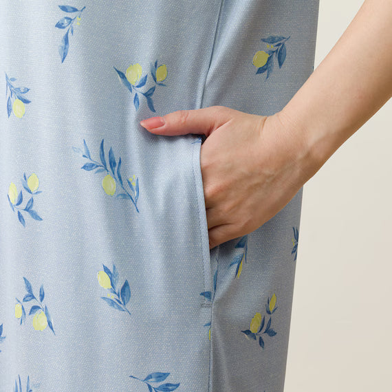 WOMENS COOL RELAXED HOUSE DRESSNEL BL M