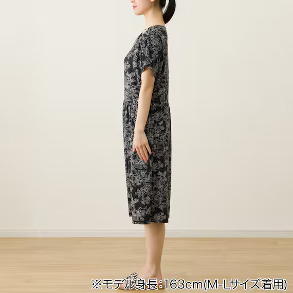WOMENS SUPER COOL GATHER HOUSE DRESSNE BK LLL