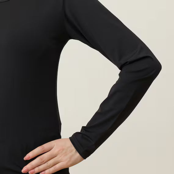 WOMENS UV CUT SUPERCOOL LONG SLEEVE SHIRT NE BK LL