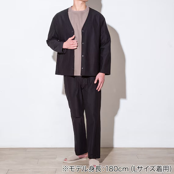 MENS COOL CUT GEORGETTE CARDIGAN NE BK M