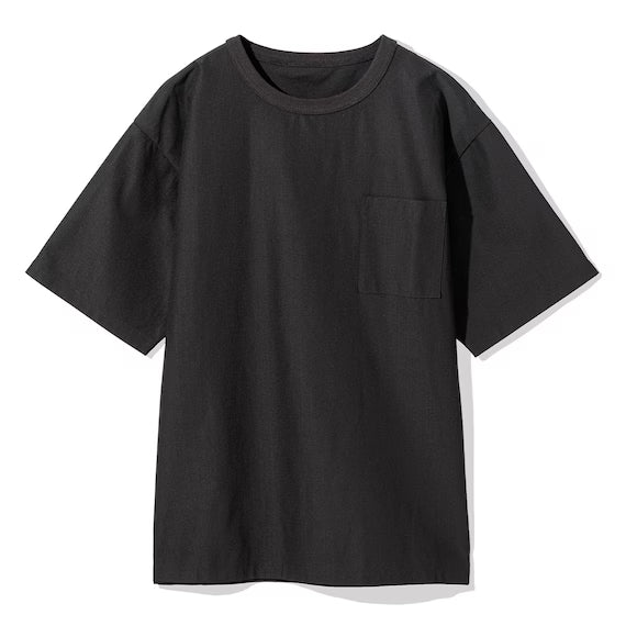 MENS COOL CUT GEORGETTE RELAX TSHIRT NE BK M