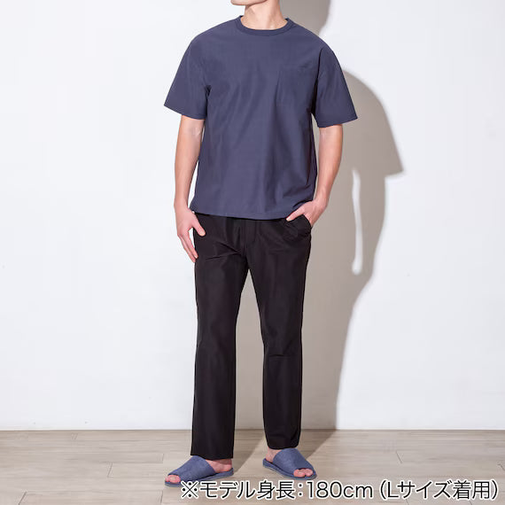 MENS COOL CUT GEORGETTE RELAX TSHIRT NE BL L