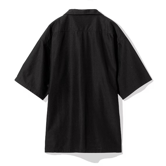 MENS COOL CUT GEORGETTE SHORT SLEEVESHIRT NE BK LL