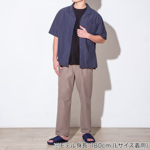 MENS COOL CUT GEORGETTE SHORT SLEEVESHIRT NE BL LL