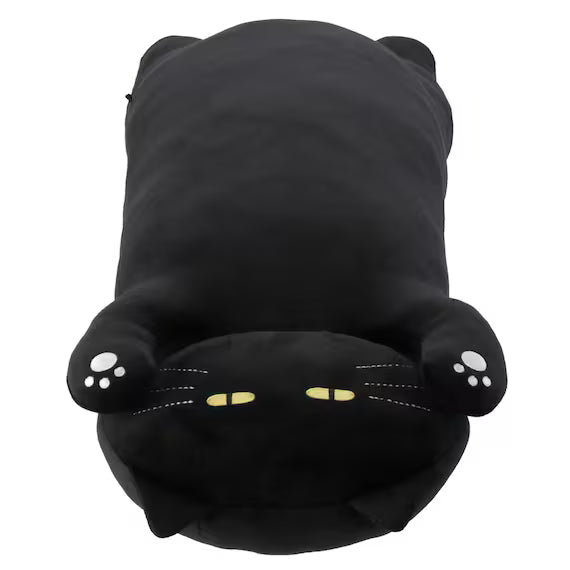 BODY PILLOW DECORATED CAT (BLACK T01)