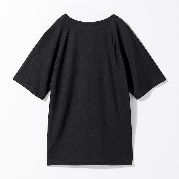 MEN SUPER COOL RAGLAN SLEEVE T-SHIRTS BK M