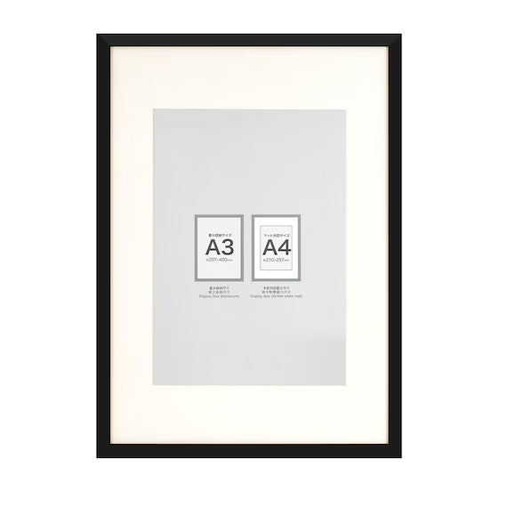 MDF POSTER FRAME A3 BK IT10