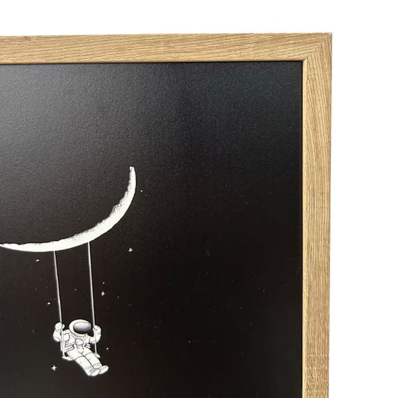 LED CANVAS POSTER MOON XI13