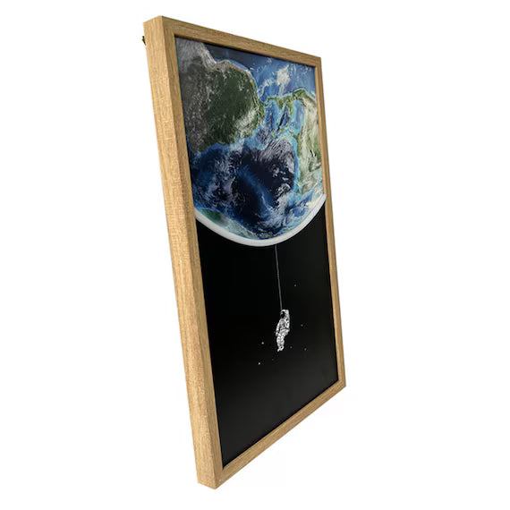 LED CANVAS POSTER EARTH XI14