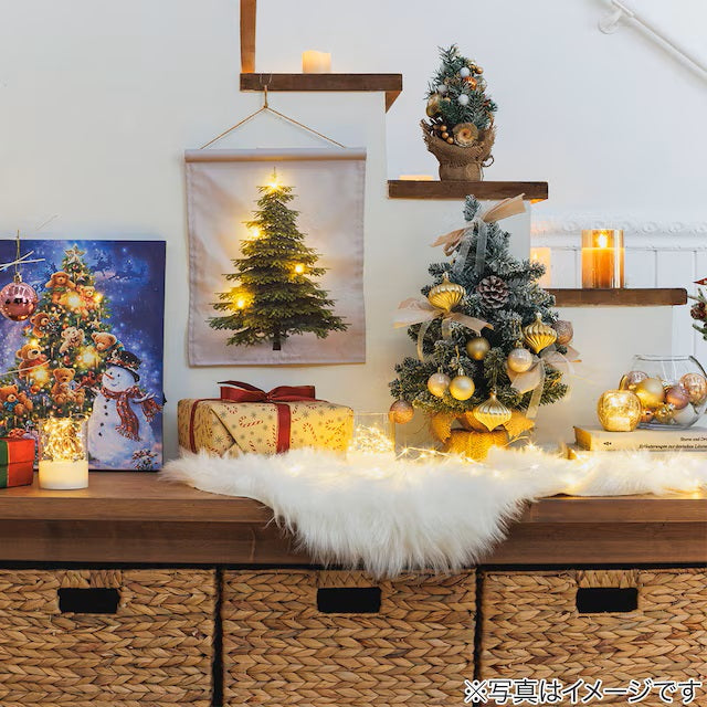 CHRISTMAS TREE TCA24-035-A SNOW GOLD N4GW