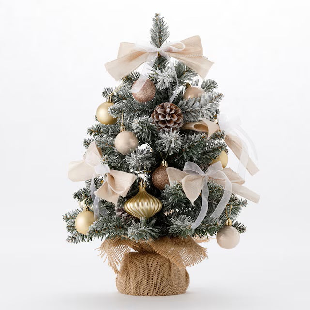 CHRISTMAS TREE TCA24-035-A SNOW GOLD N4GW