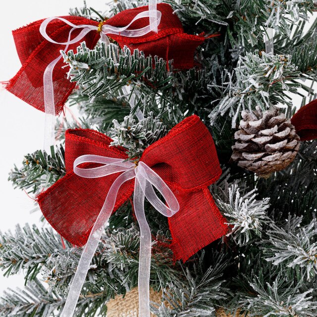 CHRISTMAS TREE TCA24-035-A SNOW RED N4GW