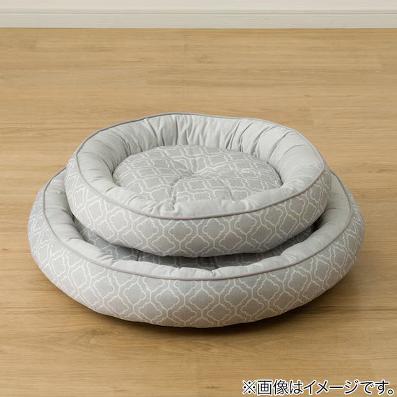 PET BED N-COOL WSP L-ROUND GY S254