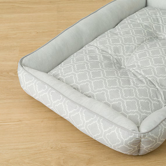 PET BED N-COOL WSP L-SQUARE GY S254