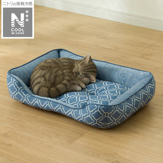 PET BED N-COOL WSP M-SQUARE BL S253