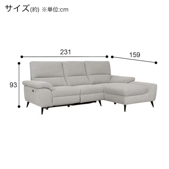 ELECTRIC COUCH SOFA LB033-2 LC GY