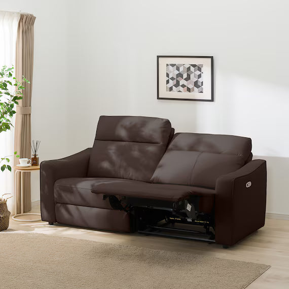 WIDE 2 SEATER ELECTRIC SOFA UM04 DBR