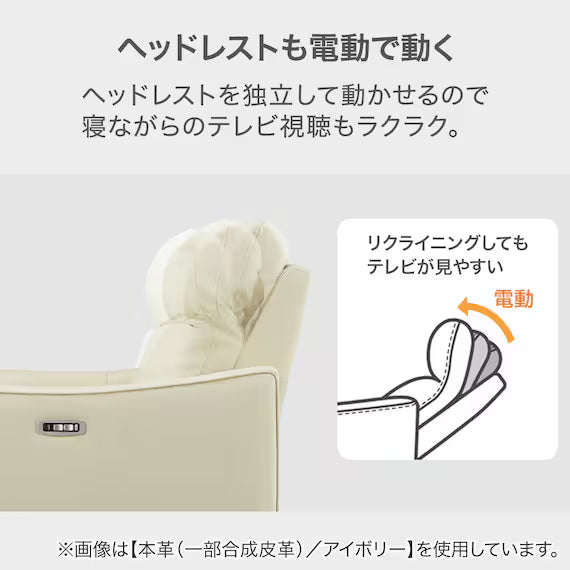 WIDE 2 SEATER ELECTRIC SOFA UM04 DBR