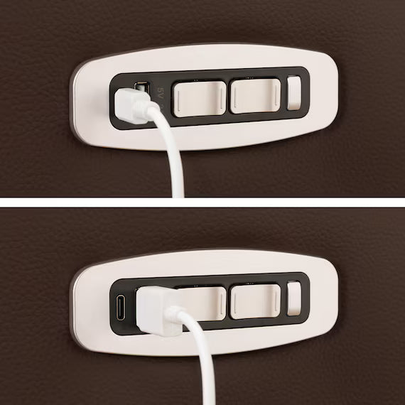 WIDE 2 SEATER ELECTRIC SOFA UM04 DBR