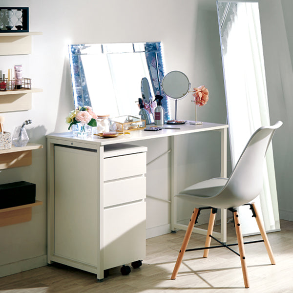 DESK PREFE SET(W100 LBR/H WH)