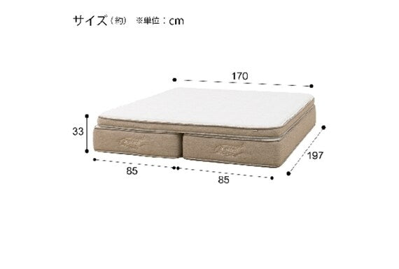 Queen Mattress N-Sleep Luxury L2-CC UNT