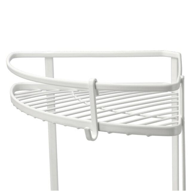 WIRE BATH RACK 2-TIER CORNER PIATTO-2 W27.7XD20XH34