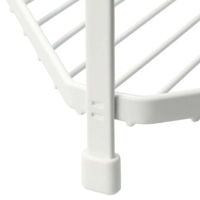 WIRE BATH RACK 2-TIER CORNER PIATTO-2 W27.7XD20XH34