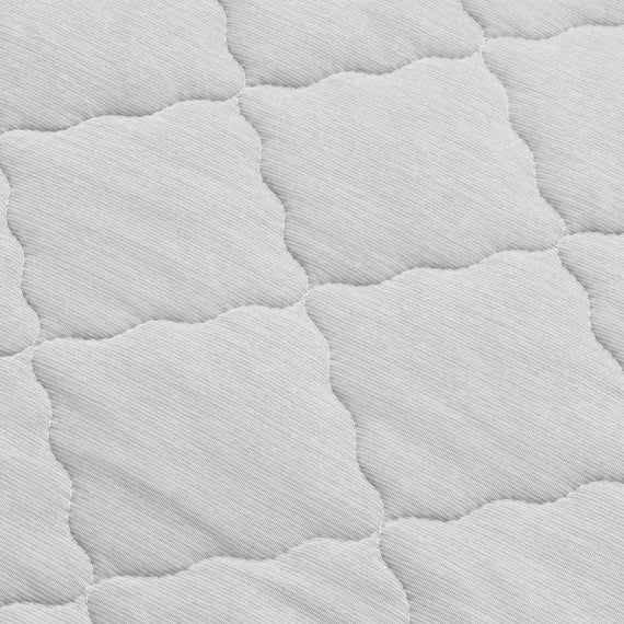 PADDED SHEET TOPPER WITHOUT BANDS N COOL SP S GY S2502