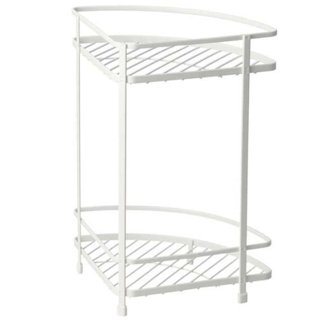 WIRE BATH RACK 2-TIER CORNER PIATTO-2 W27.7XD20XH34