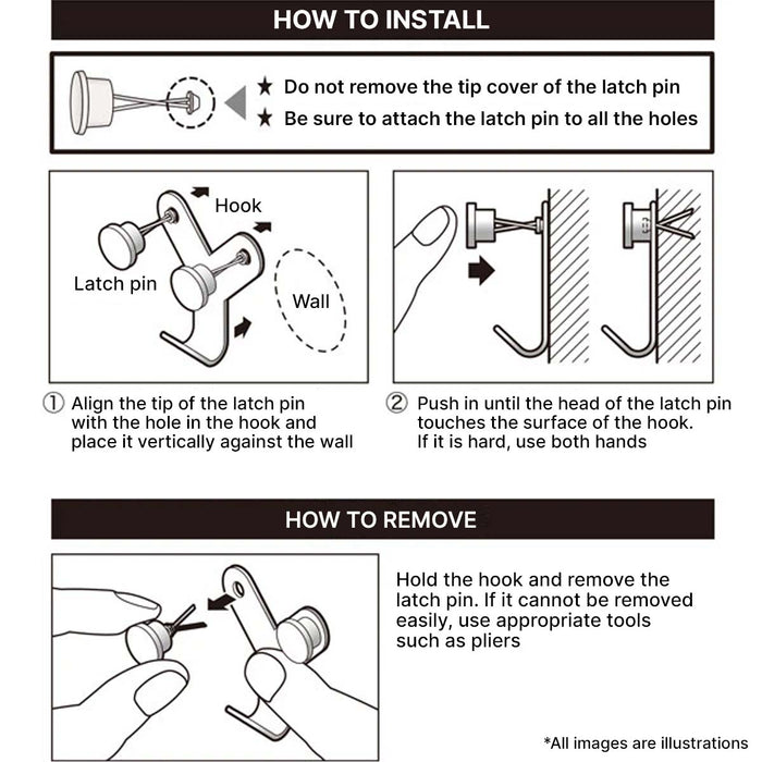 Y HOOK 7KG 2-PCS WH FOR PLASTER BOARD