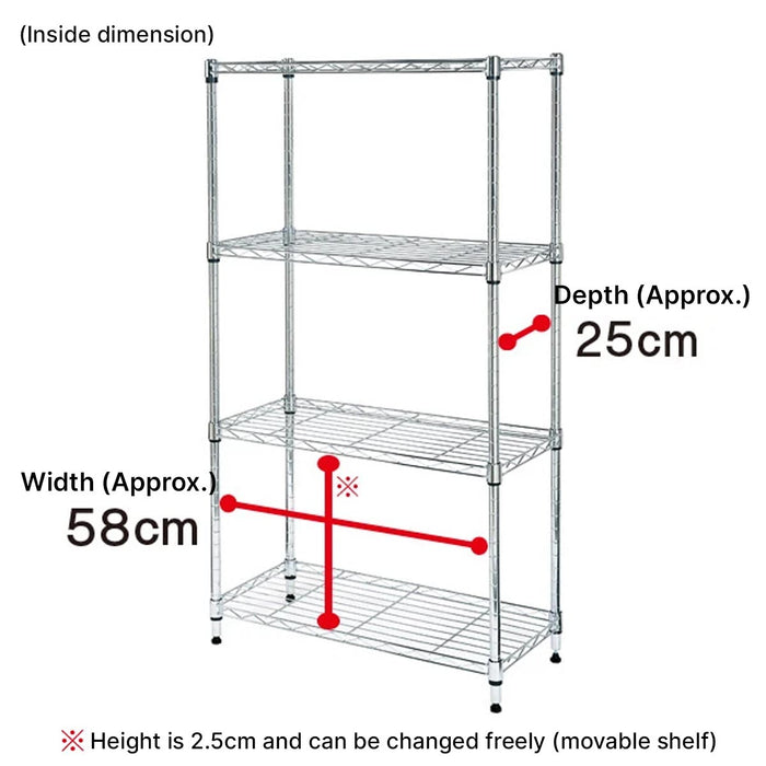STEEL RACK STANDARD 6530 REGULAR 3TIER DGY