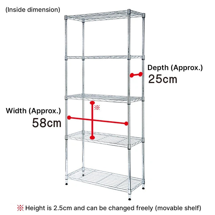 STEEL RACK STANDARD 6530 4-TIER CR